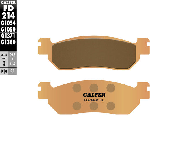 Galfer / ガルファー ブレーキパッド シンタードメタル スクーター | FD214G1380