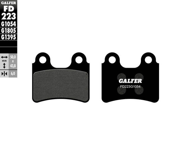 Galfer / ガルファー ブレーキパッド セミメタル | FD223G1054