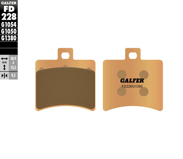 Galfer / ガルファー ブレーキパッド シンタードメタル スクーター | FD228G1380