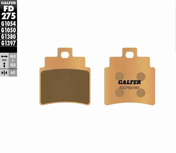 Galfer / ガルファー ブレーキパッド シンタードメタル Atv | FD275G1397