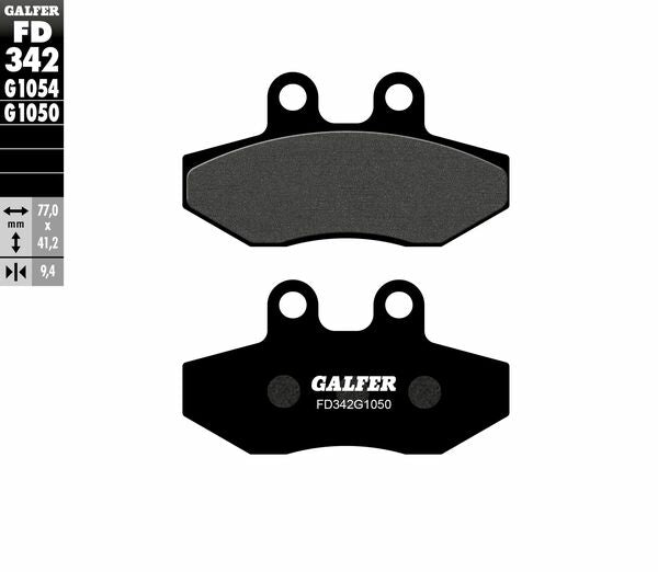 Galfer / ガルファー ブレーキパッド セミメタル スクーター | FD342G1050