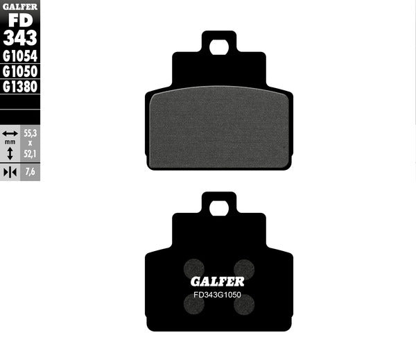 Galfer / ガルファー ブレーキパッド セミメタル スクーター | FD343G1050