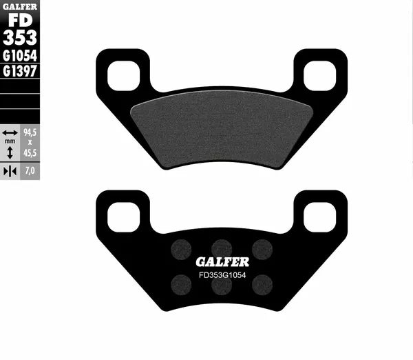 Galfer / ガルファー ブレーキパッド セミメタル | FD353G1054