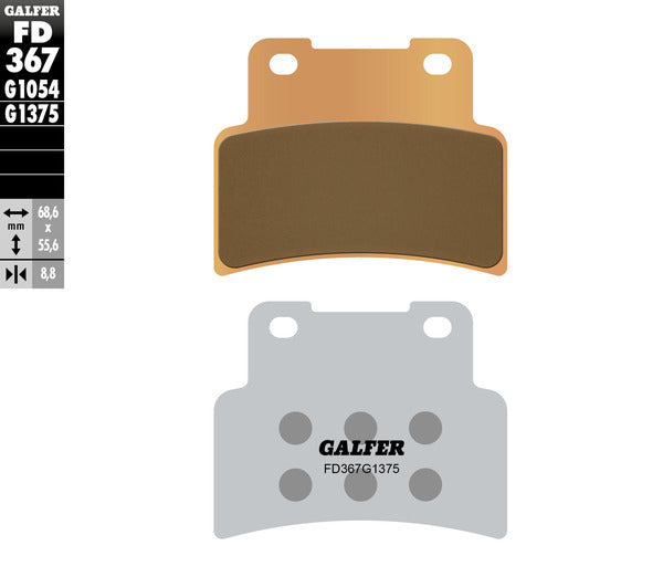 Galfer / ガルファー ブレーキパッド シンタードメタル スポーツバイク用 | FD367G1375