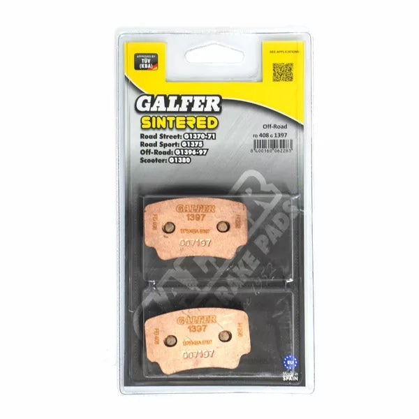 Galfer / ガルファー ブレーキパッド シンタードメタル Atv | FD408G1397