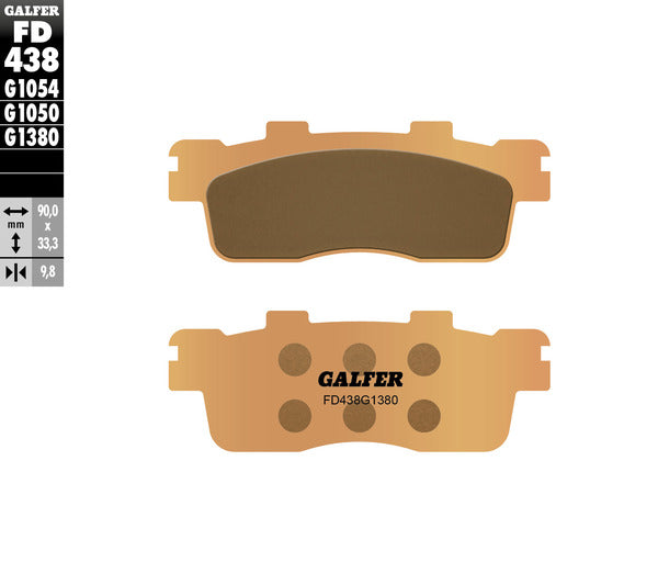 Galfer / ガルファー ブレーキパッド シンタードメタル スクーター | FD438G1380