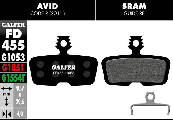 Galfer / ガルファー ブレーキパッド パフォーマンス | FD455G1053