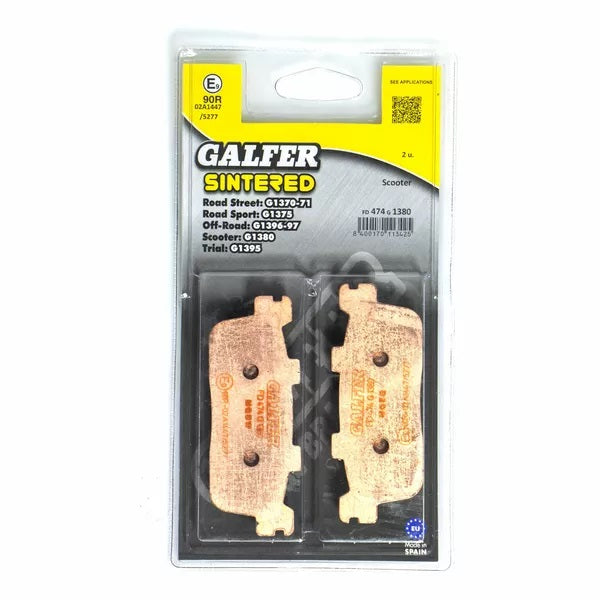 Galfer / ガルファー ブレーキパッド シンタードメタル スクーター | FD474G1380