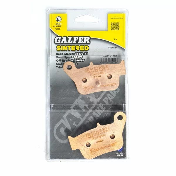 Galfer / ガルファー ブレーキパッド シンタードメタル スクーター | FD483G1380