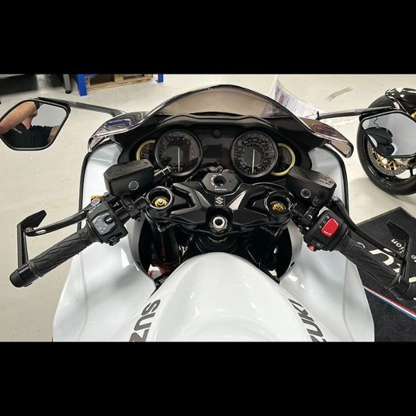 GBRacing / ジービーレーシング M12スレッドブレーキレバーガード、15mmスペーサーバーエンド、160mm。 | BLG-M12-S15-A160-GBR