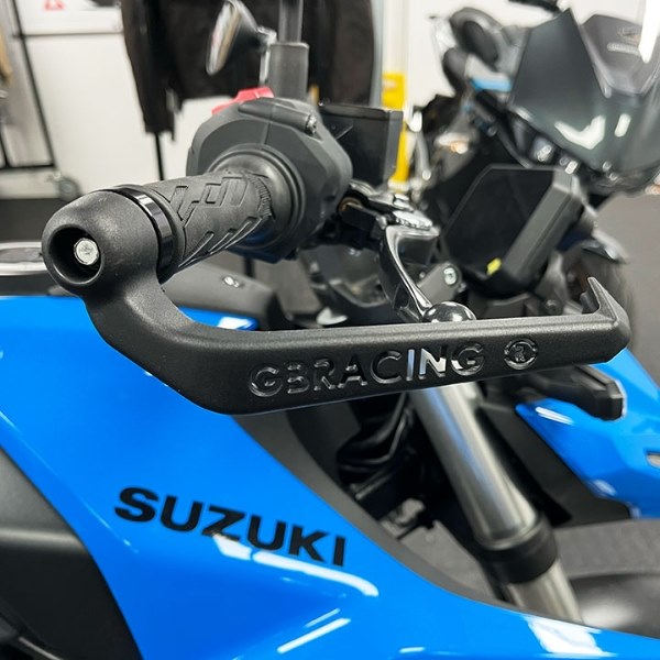 GBRacing / ジービーレーシング M12スレッドブレーキレバーガード、5mmスペーサーバーエンド、160mm。 | BLG-M12-S5-A160-GBR