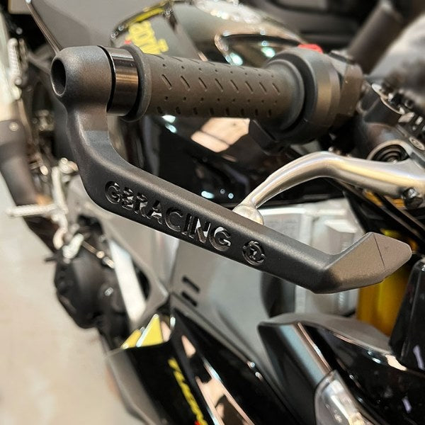 GBRacing / ジービーレーシング M18スレッドブレーキレバーガード、10mmスペーサーバーエンド、160mm。 | BLG-M18-S10-A160-GBR