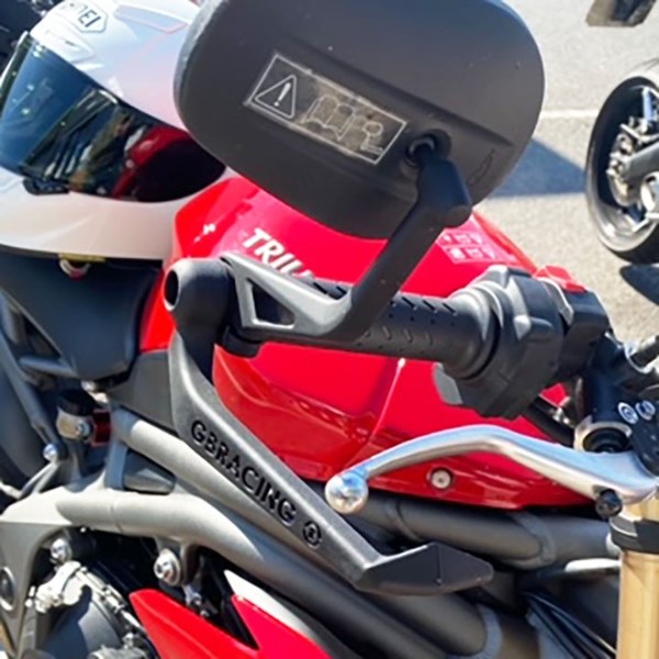 GBRacing / ジービーレーシング ブレーキレバーガード、5mm Spacer Bar End、160mm。 | BLG-S5-A160-GBR