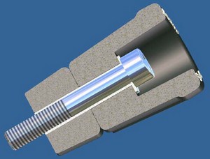 GBRacing / ジービーレーシング Generic リプレイスメント クラッシュマッシュルーム(クラッシュパッド)スライダー (左手側) | CPF1-GBR