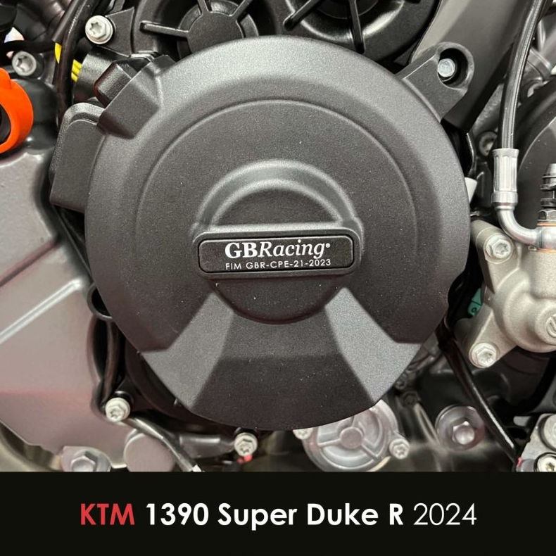 GBRacing / ジービーレーシング エンジンカバーセット 1390 Super Duke R 2024 | EC-1390-2024-SET-GBR
