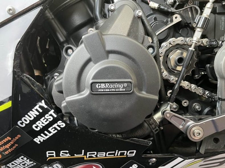 GBRacing / ジービーレーシング セカンダリー オルタネーターカバー Triumph デイトナ 660 2024 | EC-D660-2024-1-GBR