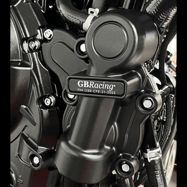 GBRacing / ジービーレーシング GSX-8S M3&V-STROM 800DEセカンダリウォーターポンプカバー2023 | EC-GSX-8S-M3-5-GBR