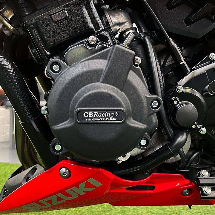 GBRacing / ジービーレーシング GSX-S750 L7 セカンダリーオルタネーターカバー | EC-GSXS750-L7-1-GBR