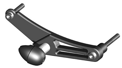 GBRacing / ジービーレーシング ブレットフレームスライダー リプレイスメント - 右手側 Only | FS-675-2006-RHS-SET-S