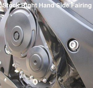 GBRacing / ジービーレーシング ブレットフレームスライダーセット | FS-GSXR600-K6-R