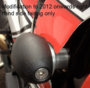 GBRacing / ジービーレーシング ブレットフレームスライダーセット | FS-S1000RR-2009-S