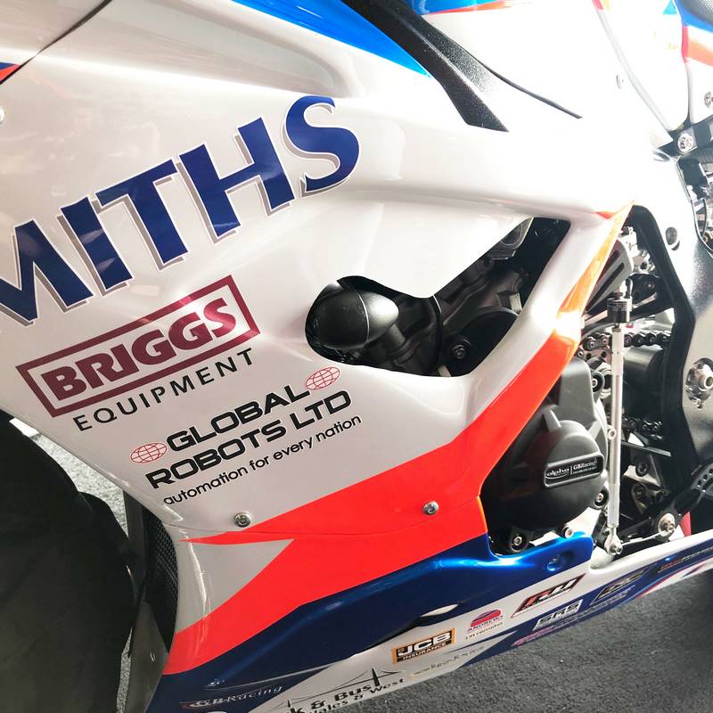 GBRacing / ジービーレーシング BMW ブレットフレームスライダー 左手側 S1000RR 2019-2020 - RACE | FS-S1000RR-2019-LHS-R