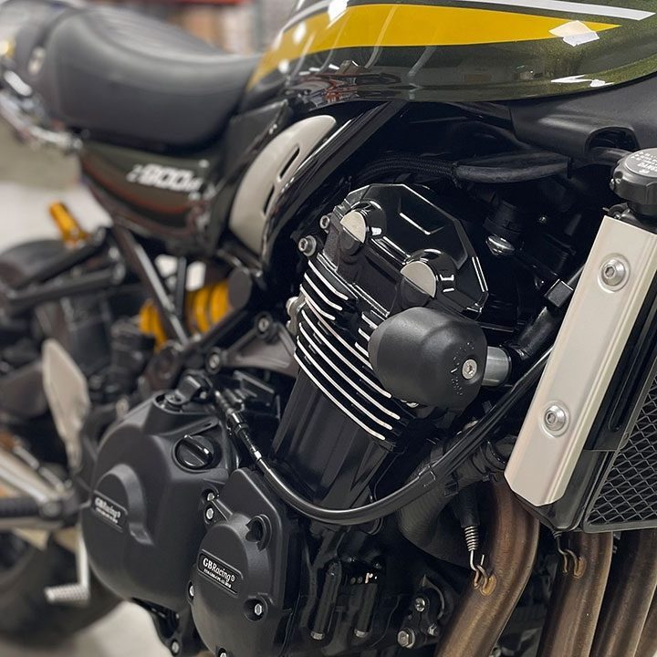 GBRacing / ジービーレーシング XL ブレットフレームスライダーセット - Z900 & Z900RS 2017 - 2024 - STREET | FS-Z900-2017-XL