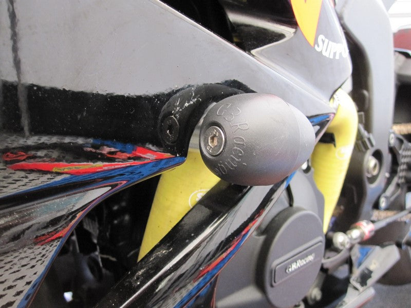 GBRacing / ジービーレーシング ブレットフレームスライダー - 左手側 | FS-ZX6-2009-LHS-R