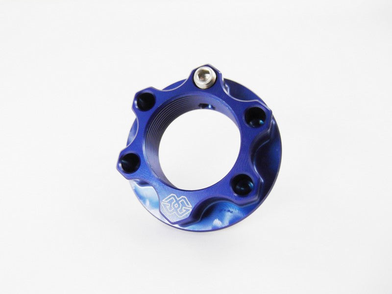 GILLES TOOLING / ギルズツーリング トップヨークナット ACMA アルミ 28x1 ブルー | ACMA-28-10-BL