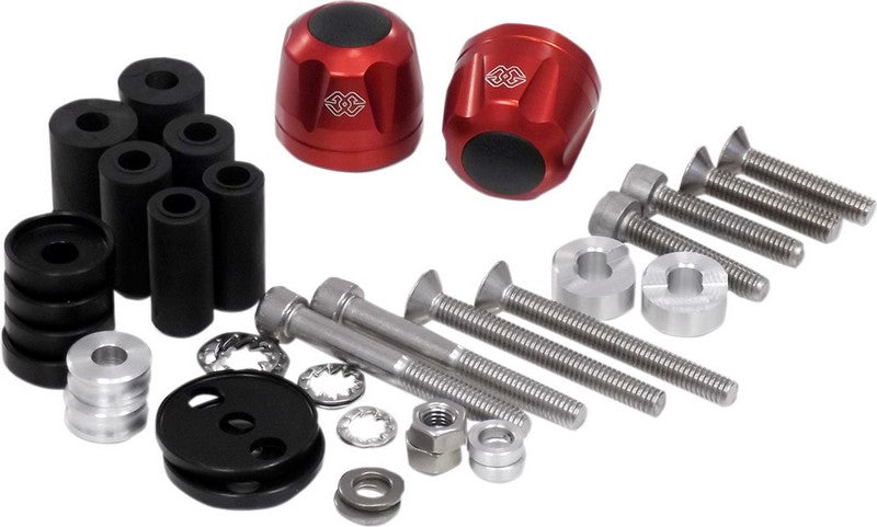 GILLES TOOLING / ギルズツーリング バーエンドセット LG-IP レッド | LG-IP-22-R