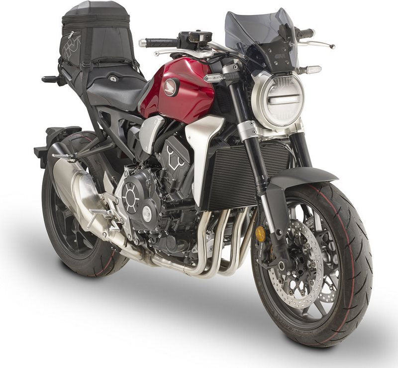 Givi / ジビ スクリーン Honda CB1000R 18-- CB650R- Benelli 502C- Yamaha MT-07 MT-09 21スモーク dim. HxW 22x31 cm | 1173S