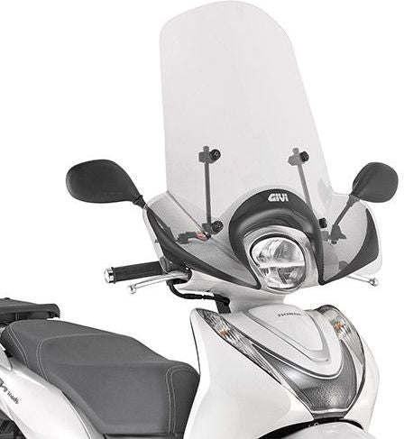 Givi / ジビ ウインドスクリーン クリア 51x66 cm Honda SH Mode 125 (21-22) | 1193A