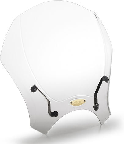 Givi / ジビ ユニバーサル(汎用) スクリーン クリア dim. HxW 35x41 cm- 取り付けキット非付属 | 140A
