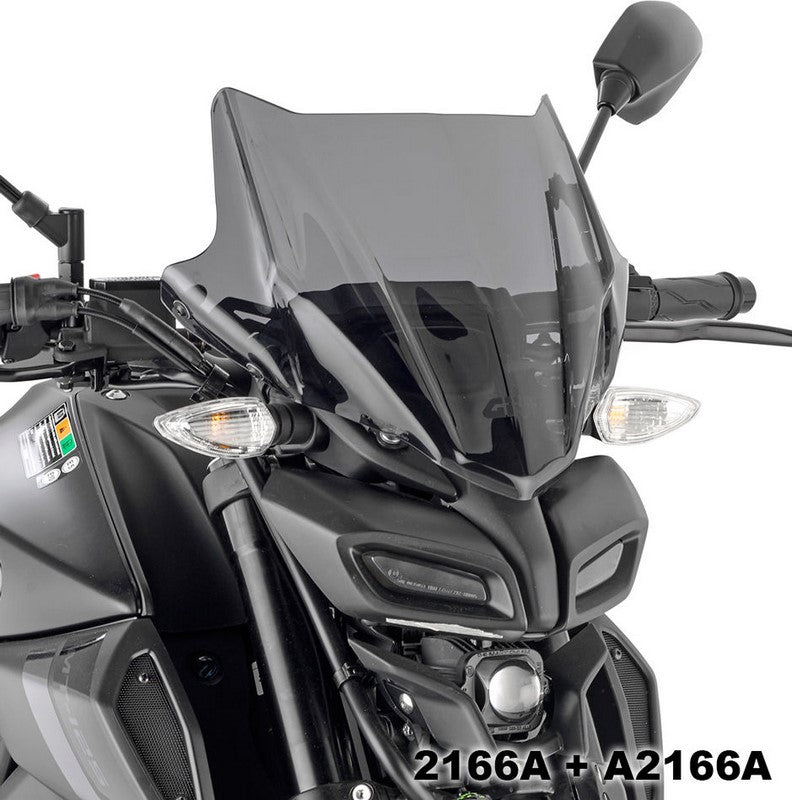 Givi / ジビ ウィンドシールド - ティンテッド - 280x365 mm (HXB) - | 2166A