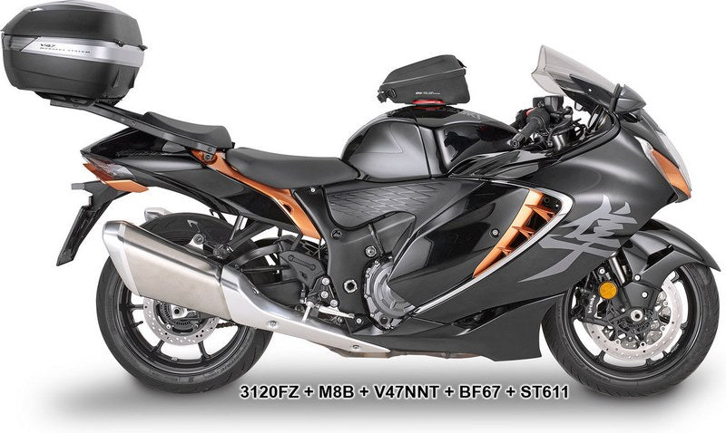 Givi / ジビ Monokey・Monolock トップケース リアラック Suzuki GSX-R 1300 21- | 3120FZ