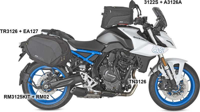 GIVI / ジビ ウインドシールド - ティンテッド(スモーク) - 250x310 mm (HxW) Suzuki GSX S1000 (21-23) | 3122S