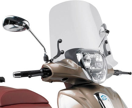 Givi / ジビ ウインドスクリーン Piaggio Beverly ビバリー 125 10-20- 300 10-20- Beverly ビバリー 350 Sport Touring 10-20- クリ アスクリーン- dim HxW 32x | 357A