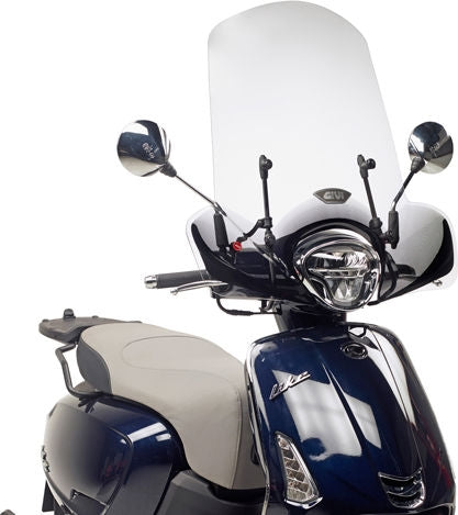 Givi / ジビ ウインドスクリーン Kymco Like 125/150 17- クリ アスクリーン dim HxW 495x655cm | 6109A