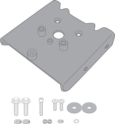 Givi / ジビ スペシフィックキット posteriore mandatory to install the PLO6421CAM/PLO6421MK without the specific リア rack 6421FZ on Triumph Tiger Sport 660 | 6421KIT