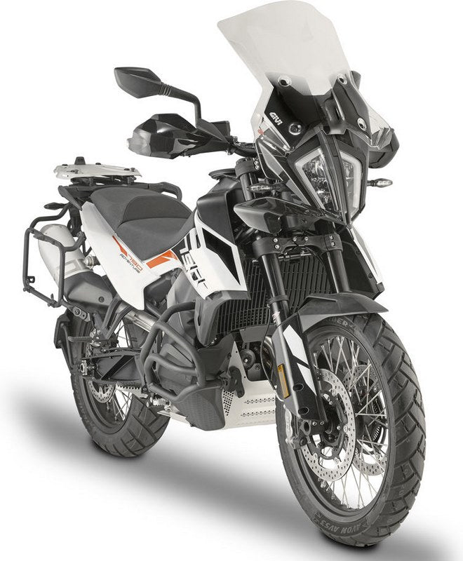 Givi / ジビ Touring ウインドスクリーン KTM 390/790/890 Adventure クリア HxW 45x47 cm (D7711KIT フィッティングキット別途必要) | 7710DT