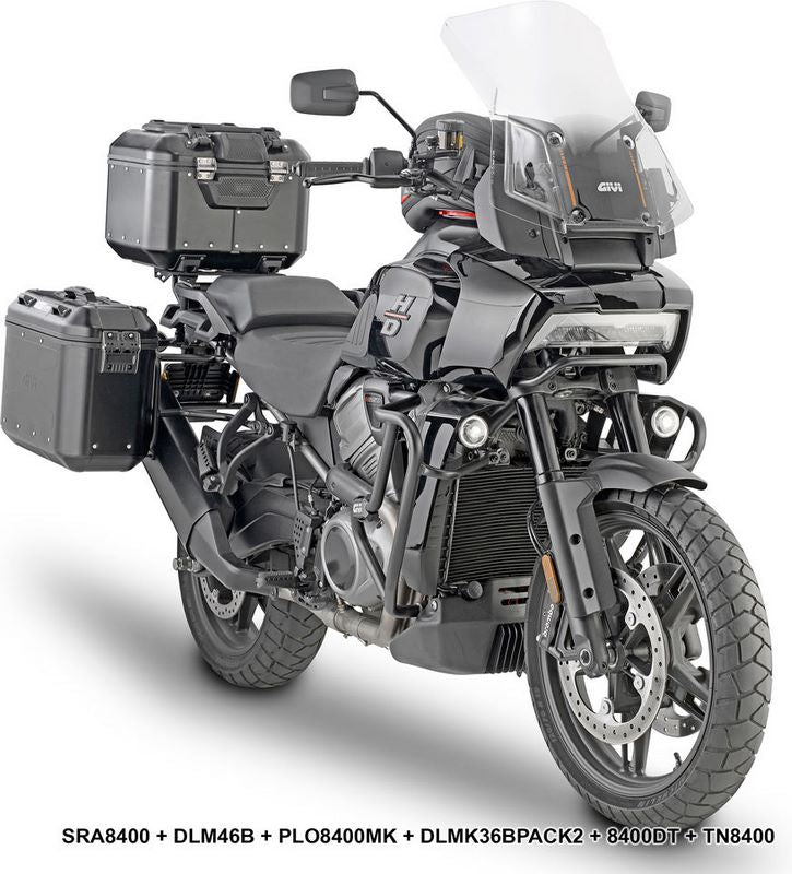 Givi / ジビ ウインドスクリーン Harley Davidson Pan America 1250 dim. HxW 46x495cm 45cm(高さ)D8400KIT フィッティングキット別途必要 | 8400DT