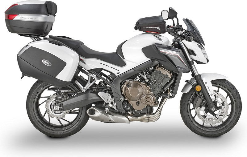 Givi / ジビ スクリーン Honda CB650F 17- スモーク dim. HxW 28x365 cm フィッティングキット付属 | A1159