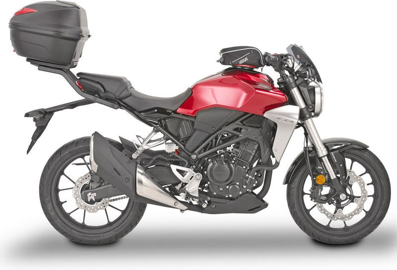 Givi / ジビ スクリーン Honda CBR 125 R 18- CB 300 R スモーク dim. HxW 21x28 cm フィッティングキット付属 | A1164