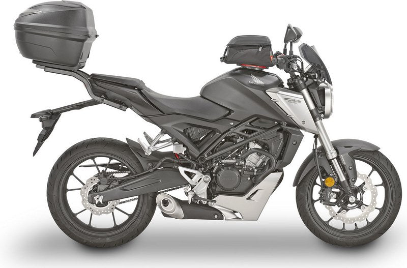 Givi / ジビ スクリーン Honda CBR 125 R 18- CB 300 R スモーク dim. HxW 21x28 cm フィッティングキット付属 | A1164