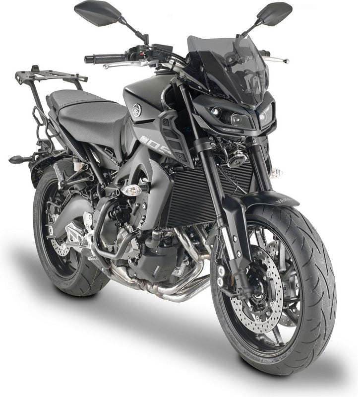 Givi / ジビ スクリーン Yamaha MT-09 17-20 スモーク dim. HxW 28x365 cm フィッティングキット付属 | A2132