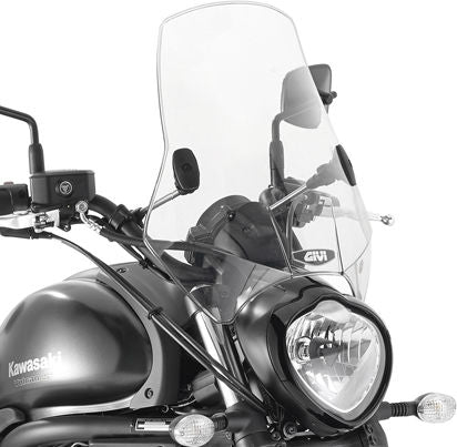 Givi / ジビ Univeral ウインドスクリーン A660 2 取り付けブラケット ライトスモーク dim. HxW 425 x 42 cm | A660
