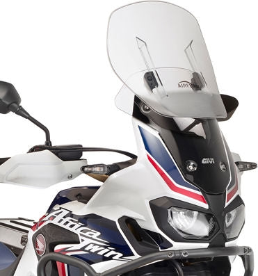 Givi / ジビ エアフロースライディング ウインドスクリーン Honda Africa Twin CRF1000L HxW max 635x35 cm 12 cm | AF1144