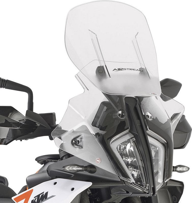 GIVI / ジビ エアフロー ウインドシールド クリア 370x490 mm (HxW) - KTM 790 Adv. / 890 Adv. (23) | AF7716