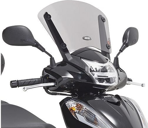 Givi / ジビ ロー・スモーク ウインドシールド Honda SH 300 I 2015-2020 | D1143S
