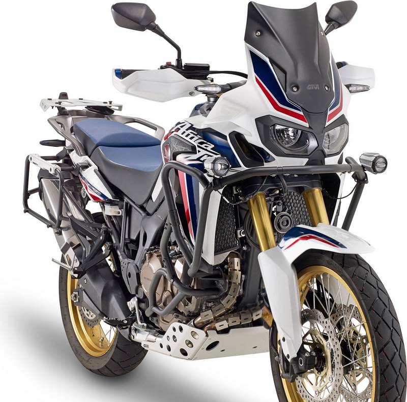 Givi / ジビ ウインドスクリーン Honda Africa Twin CRF1000L マットブラック dim. HxW 40x31 cm sport スクリーン | D1144BO